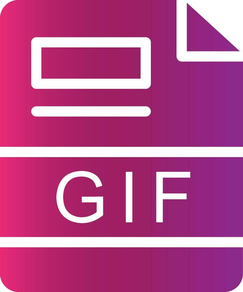 gif creativo icona design vettore