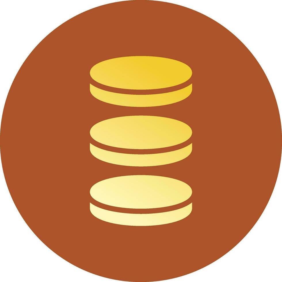 monete creativo icona design vettore