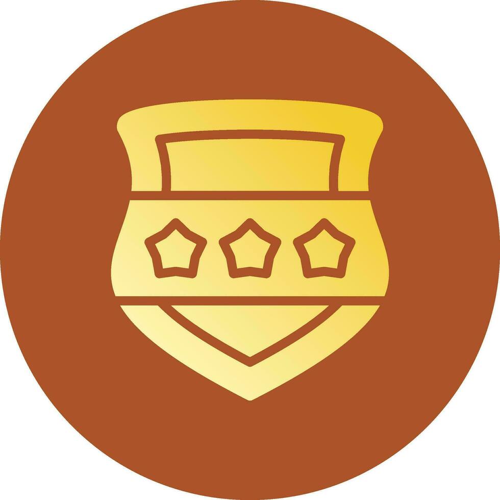 polizia scudo creativo icona design vettore