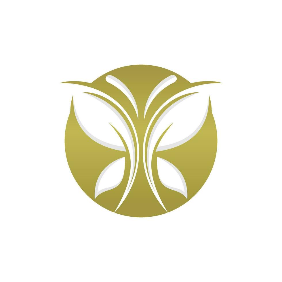 modello di progettazione dell'icona del logo della farfalla vettore