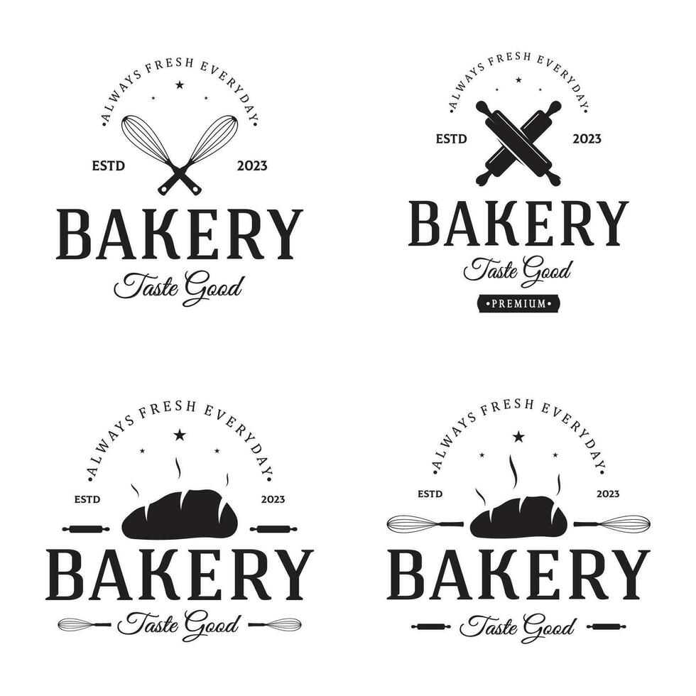 forno logo distintivo retrò vettore illustrazione.per cupcake, panificio.torta Vintage ▾ tipografia logo design.