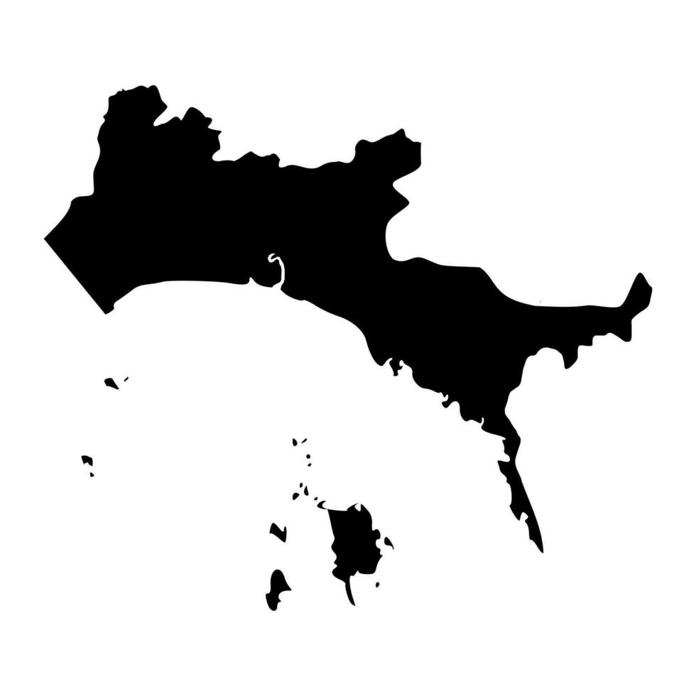 Panama Provincia carta geografica, amministrativo divisione di Panama. vettore illustrazione.