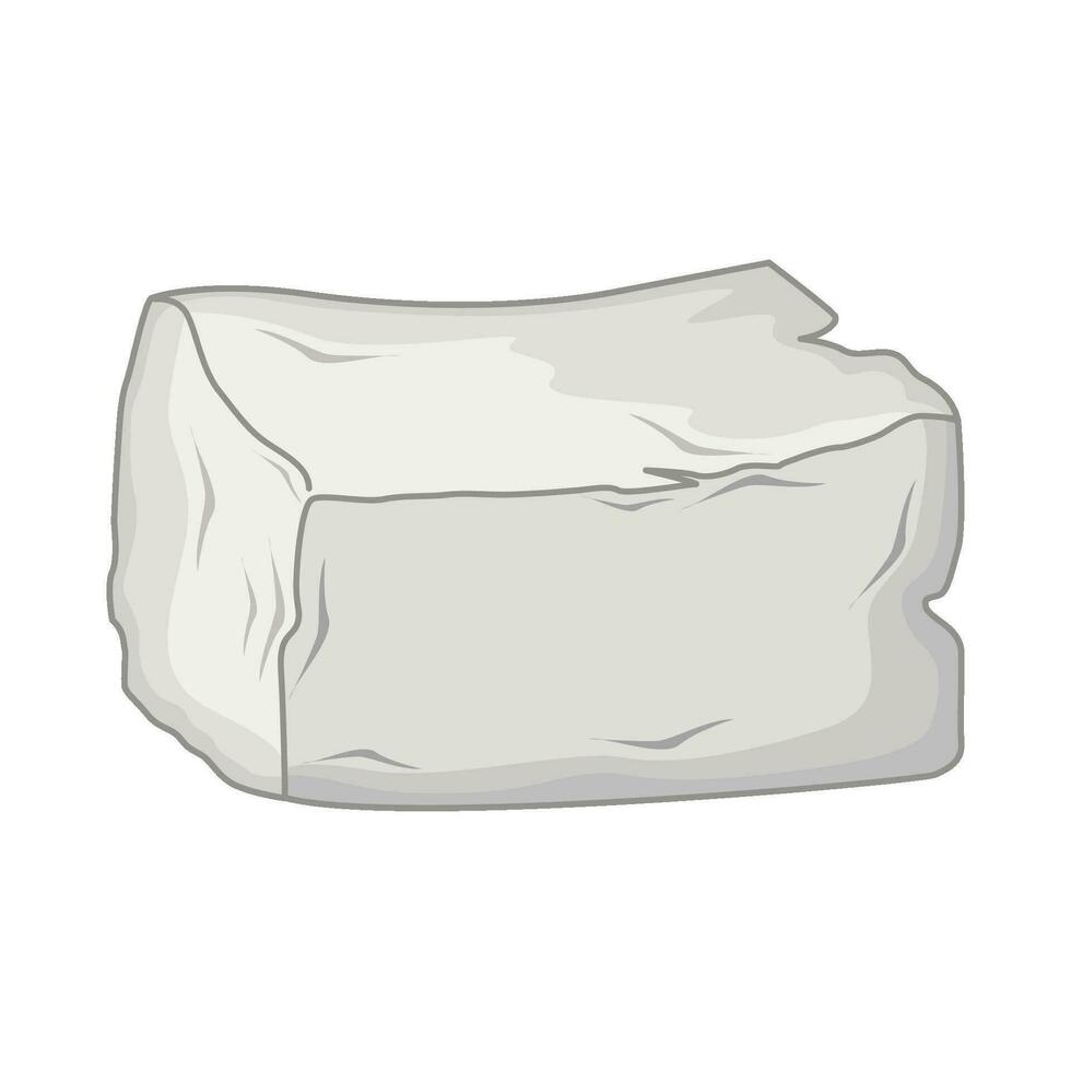 illustrazione di tofu vettore