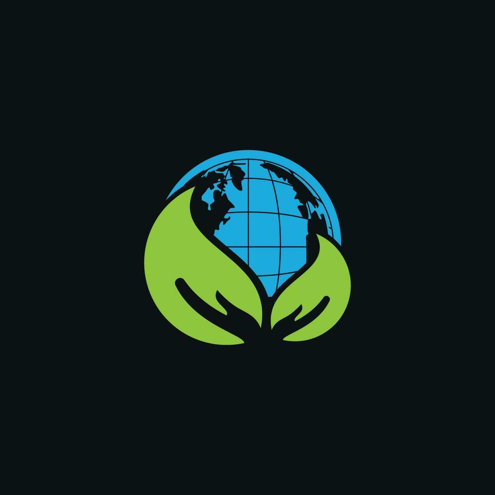 logo eco vettore modificabile