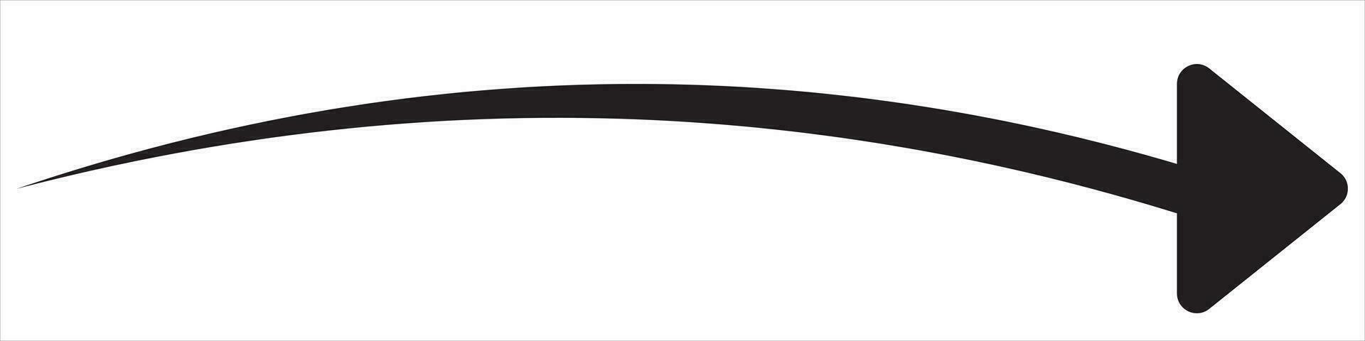 grassetto freccia cartello collezione, impostato di nero frecce icone, isolato su bianca sfondo vettore