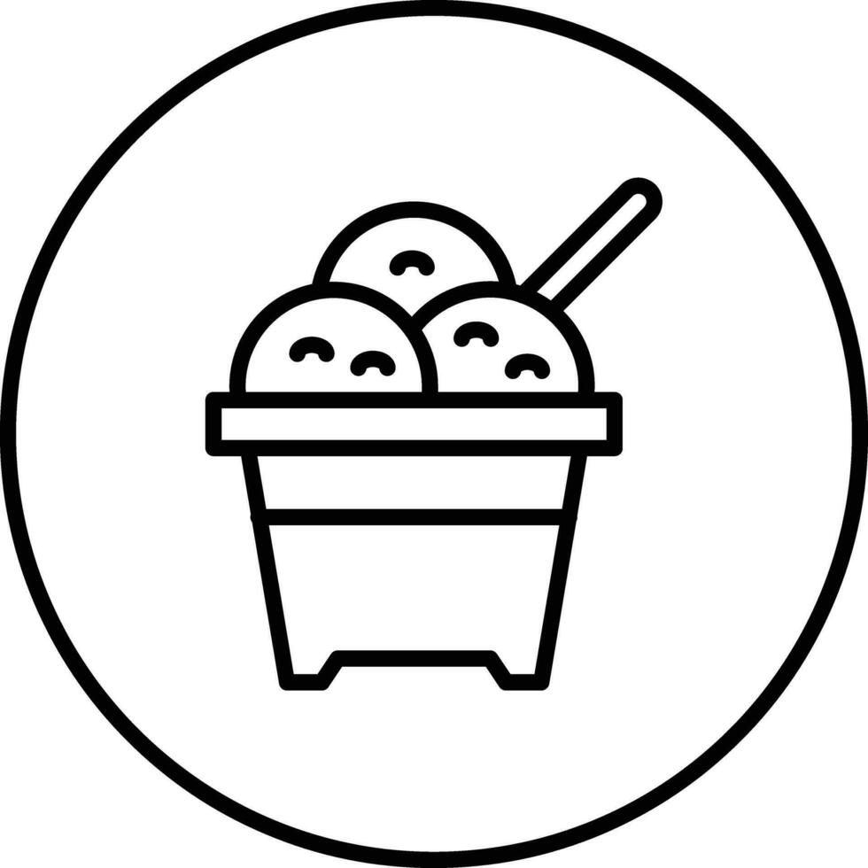 icona del vettore di gelato