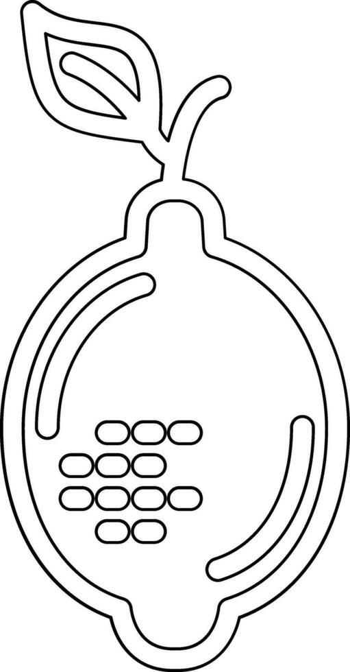 Limone vettore icona