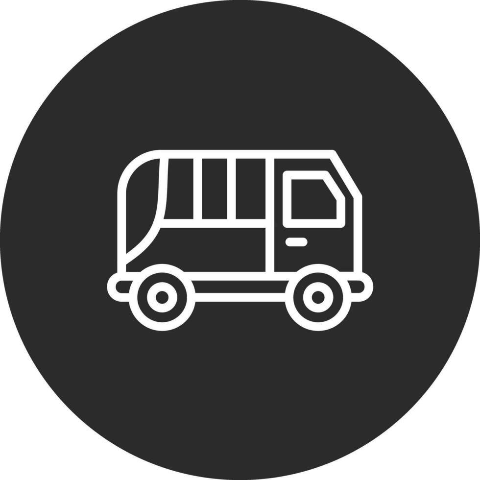furgone vettore icona