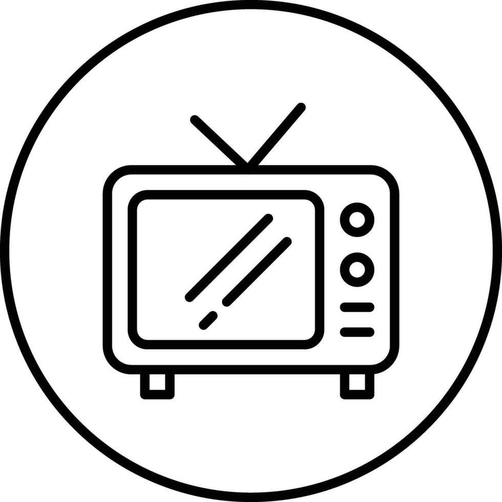 icona di vettore della TV