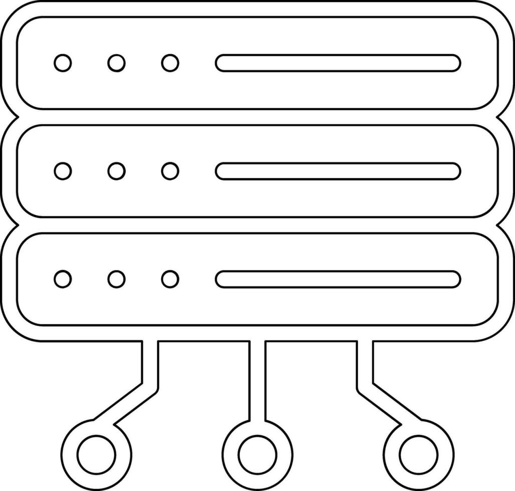 icona del vettore del server