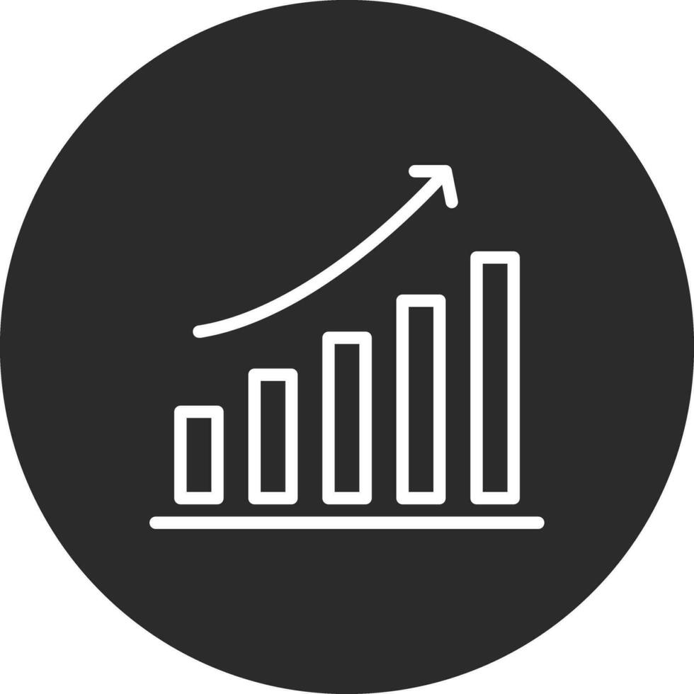 crescita diagramma vettore icona