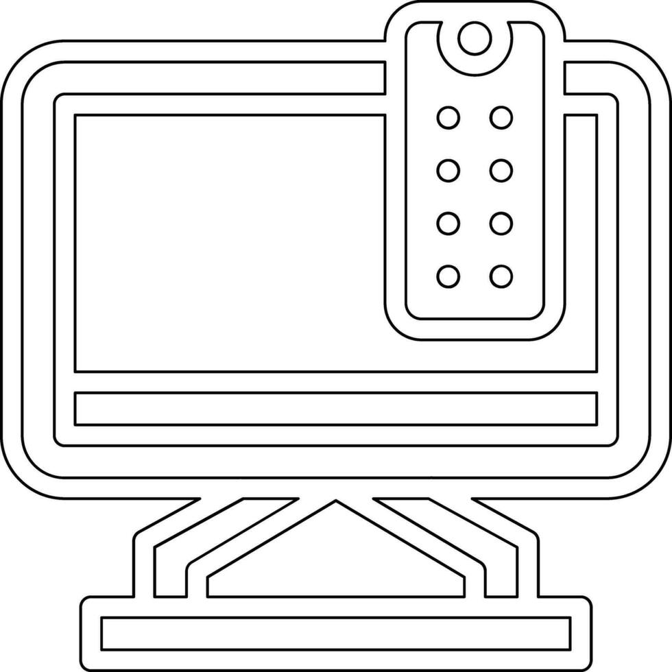 icona di vettore della televisione