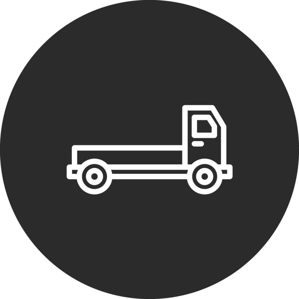 camion trailer vettore icona