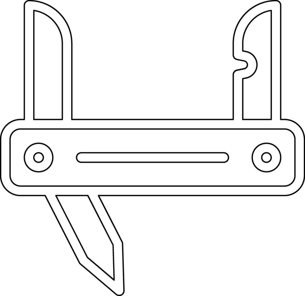 esercito coltello vettore icona