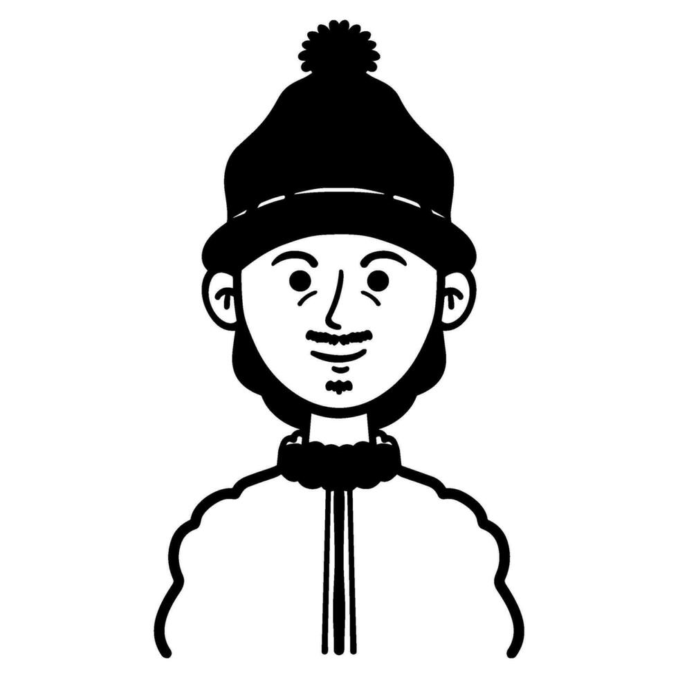 avatar professione illustrazione per ragnatela, app, profilo immagine, eccetera vettore