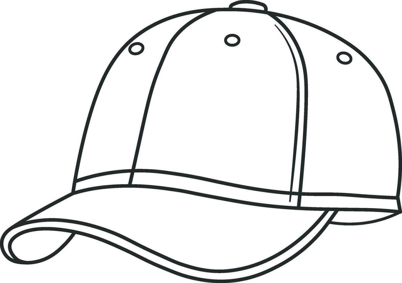 baseball berretto vettore illustrazione