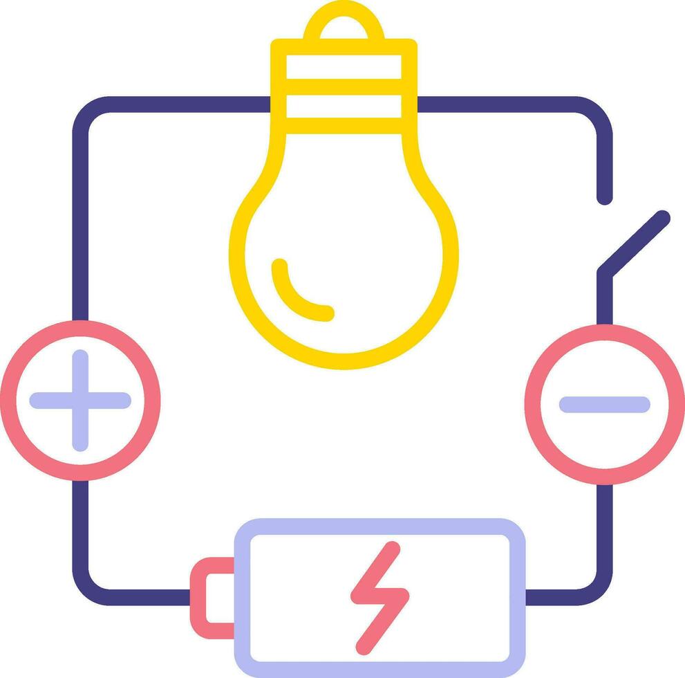 elettrico circuito vettore icona