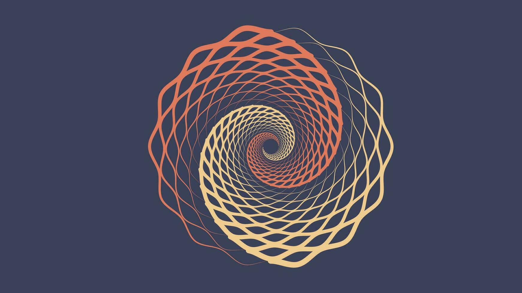 astratto spirale stella palla sfondo per Festival uso piace Natale e nuovo anno. Questo creativo minimalista design può essere Usato come un' bandiera o sfondo sfondo. vettore