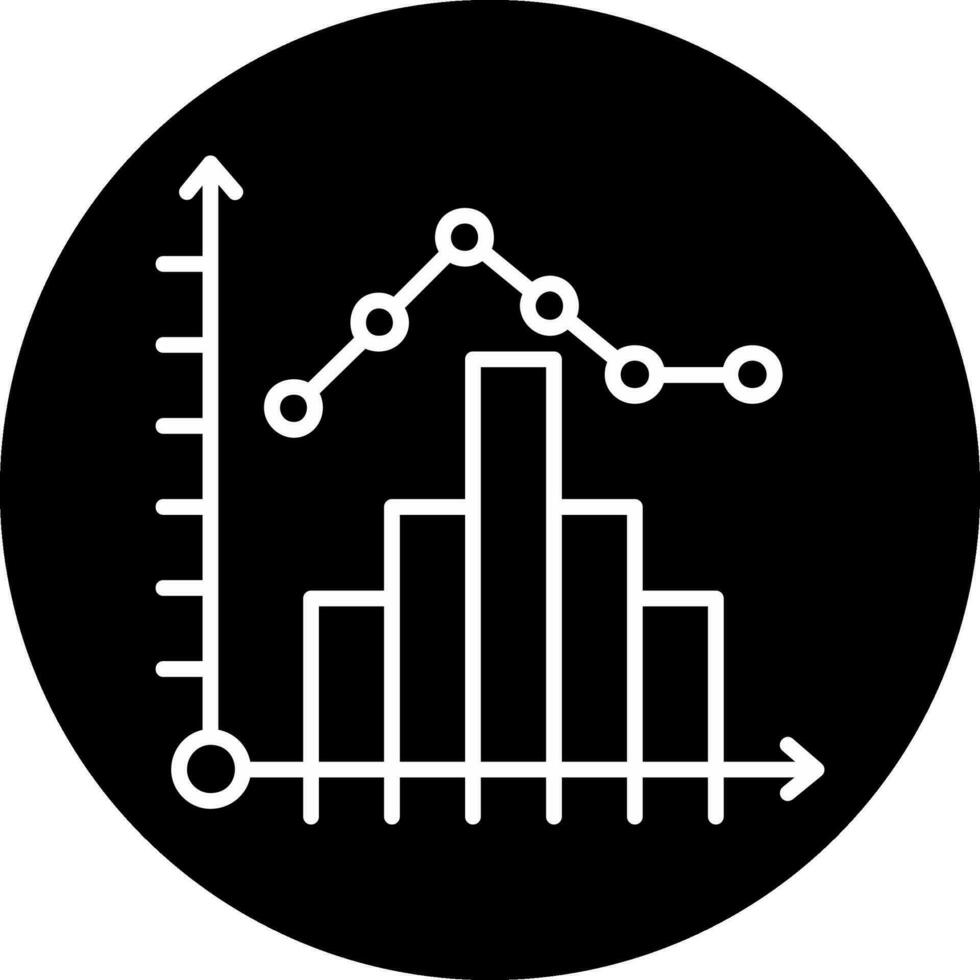 istogramma vettore icona