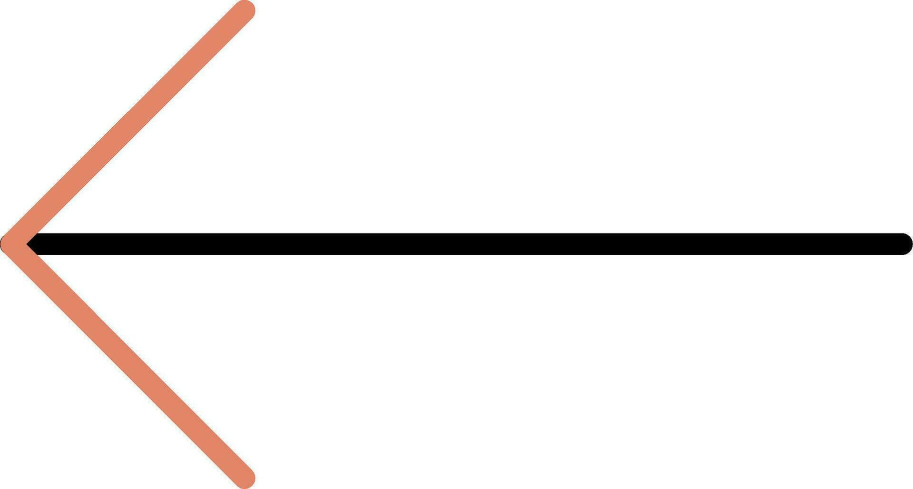 sinistra freccia vettore icona