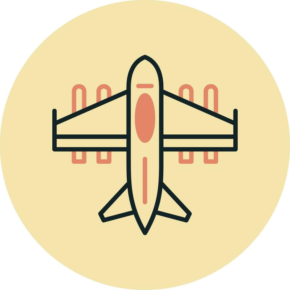 Jet vettore icona