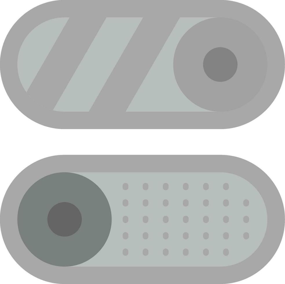 ginocchiera grigio scala icona vettore