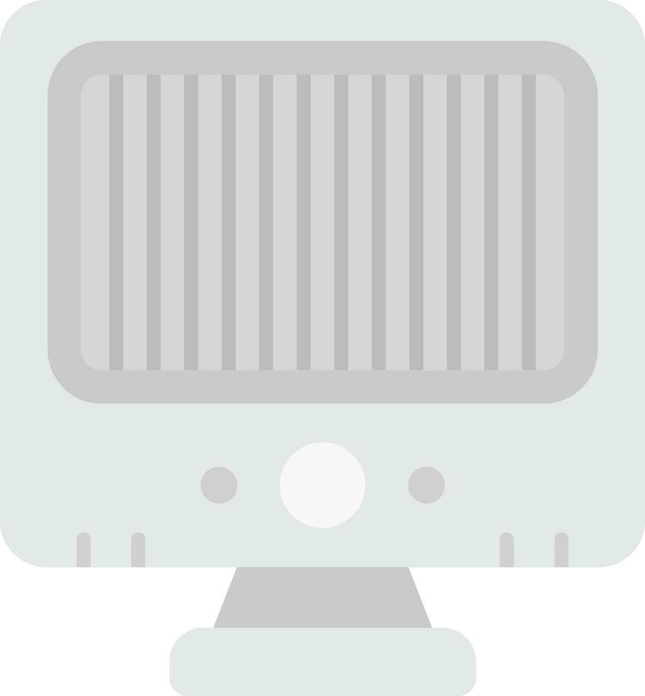 riscaldatore grigio scala icona vettore