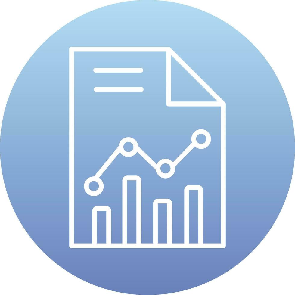 statistiche carta vettore icona