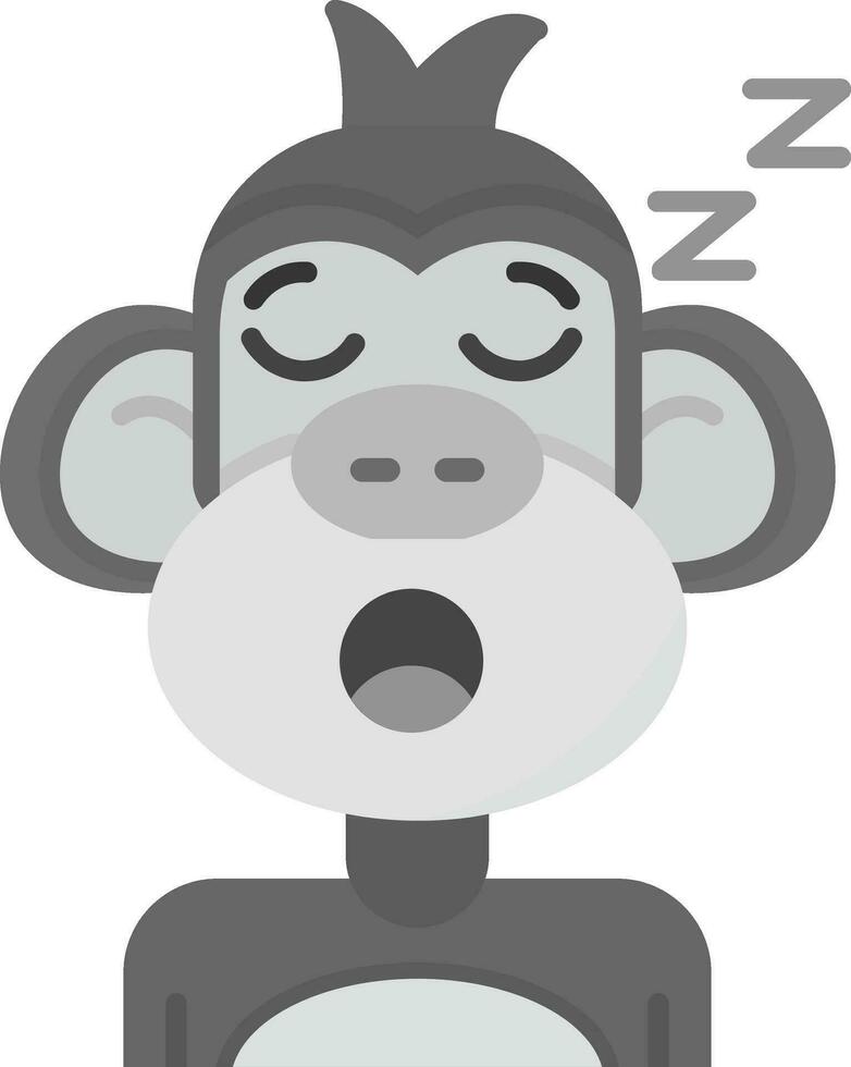 dormire grigio scala icona vettore