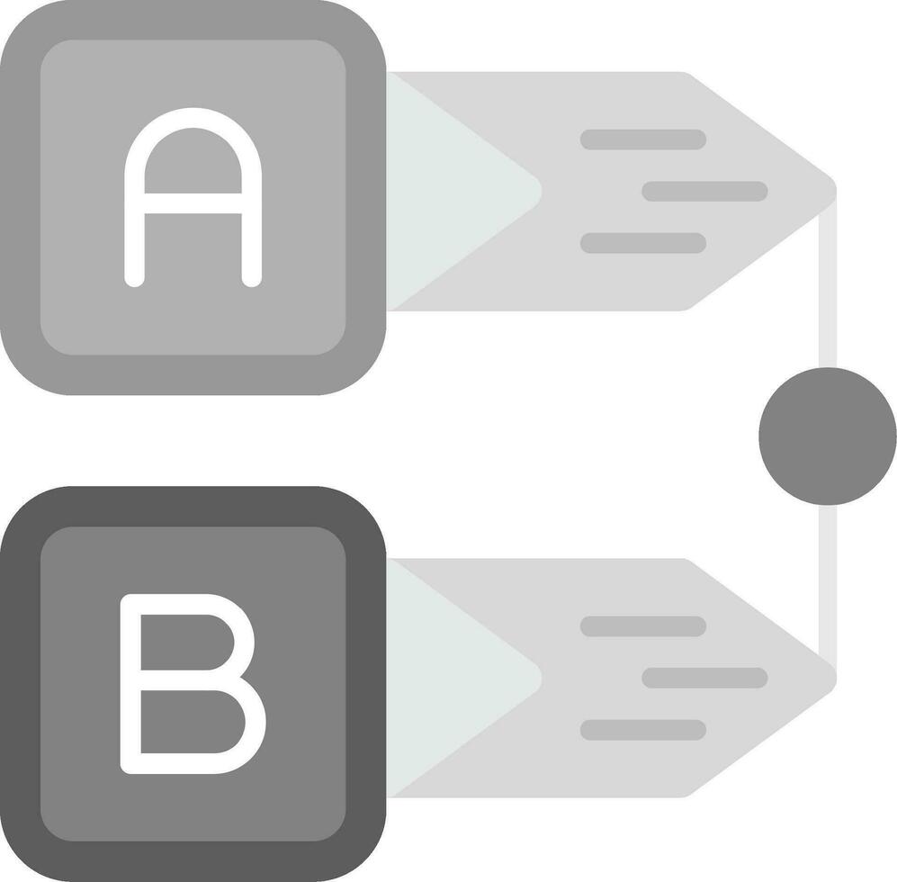 diagramma grigio scala icona vettore