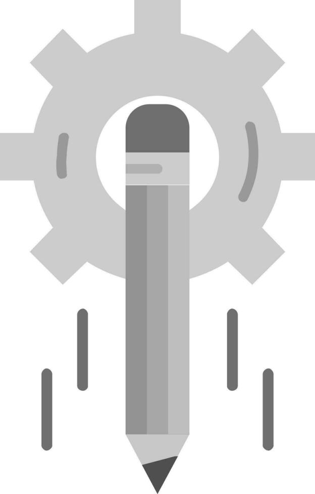 design processi grigio scala icona vettore