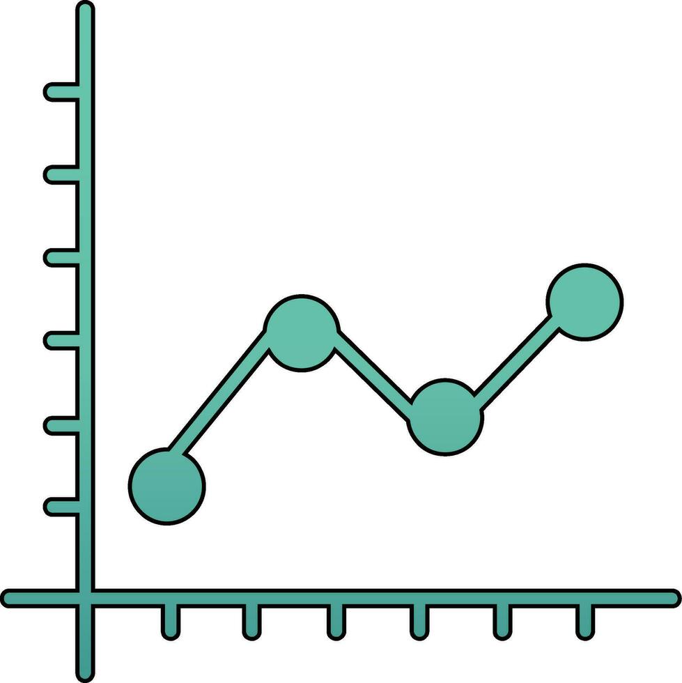 icona del grafico vettoriale