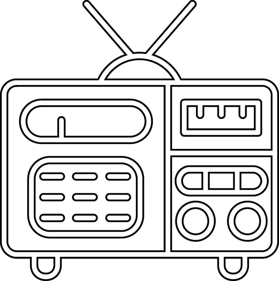 icona di vettore della radio