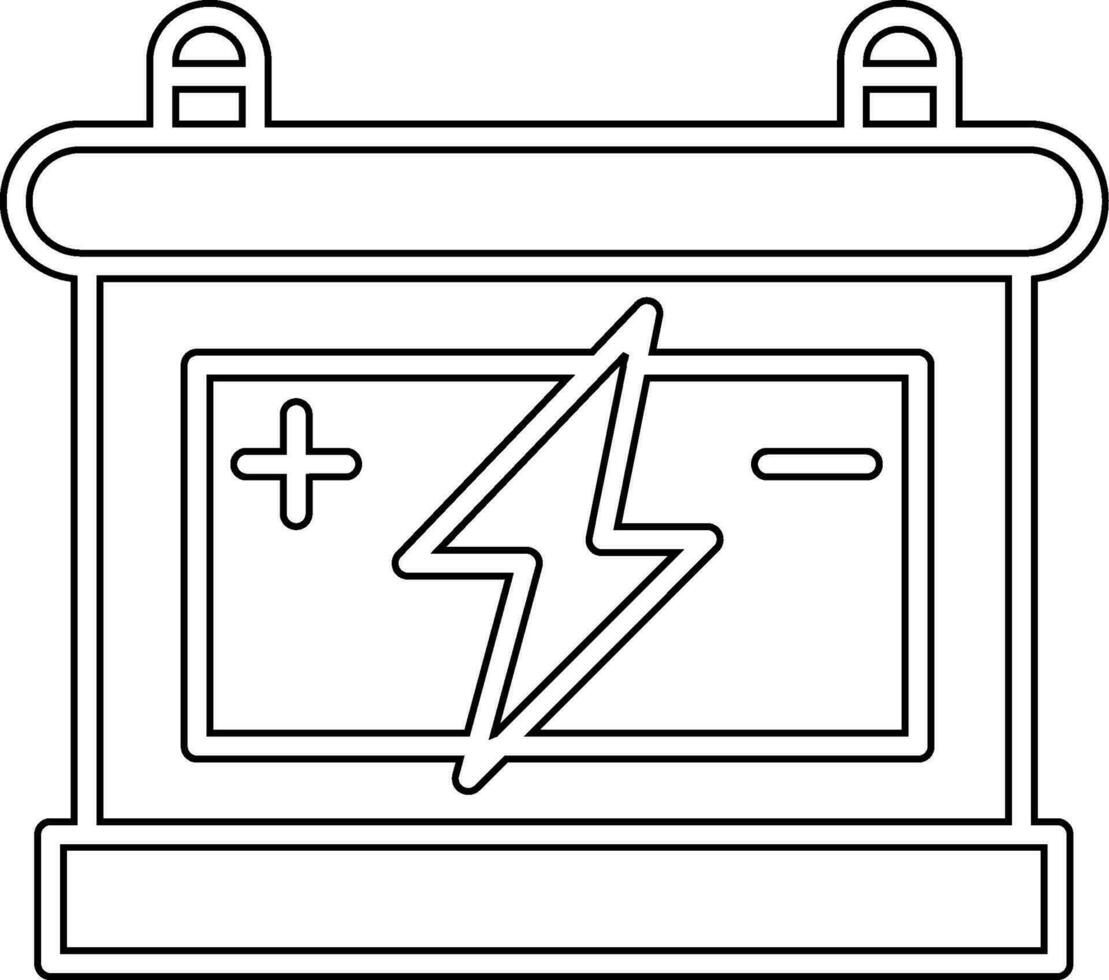 icona di vettore della batteria