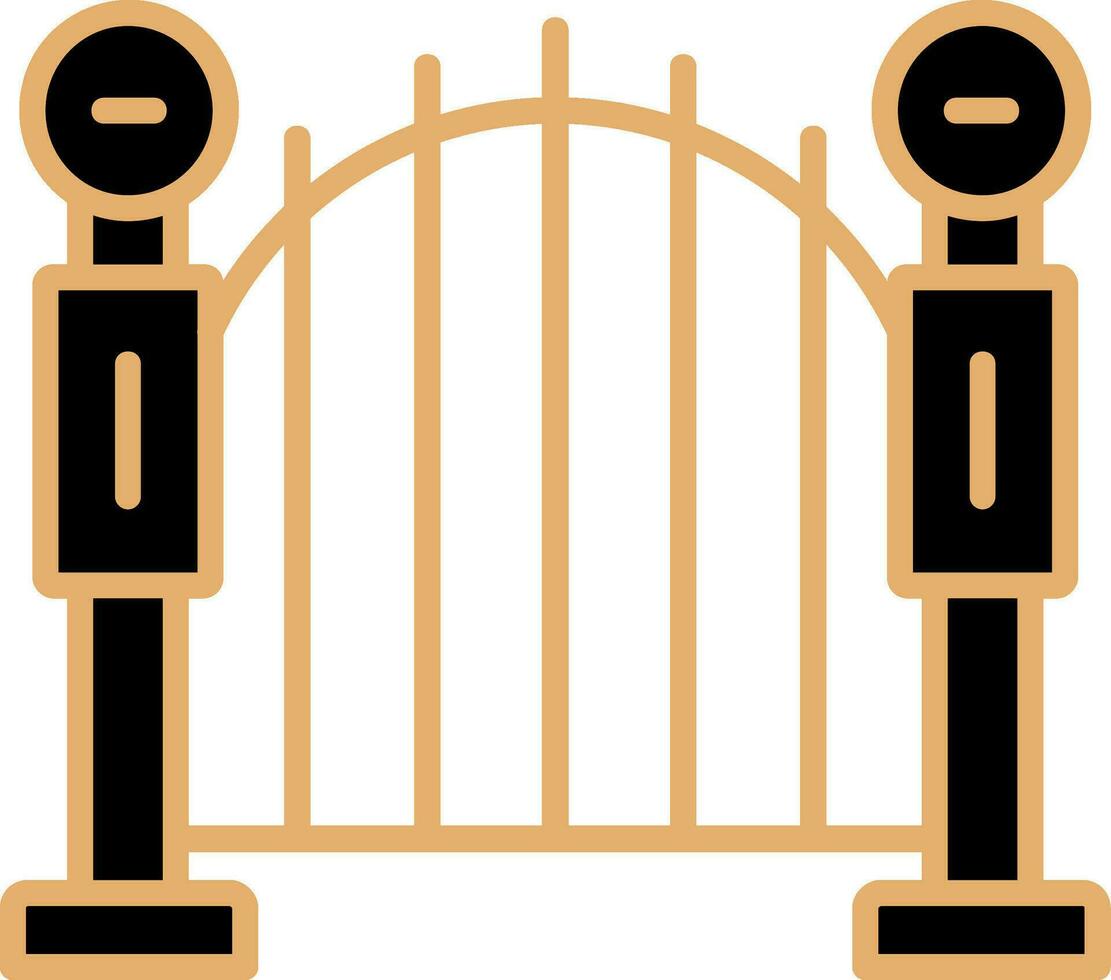 cancello vettore icona
