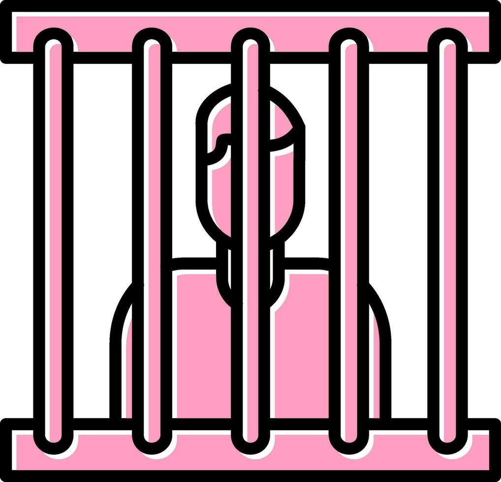 prigioniero vettore icona