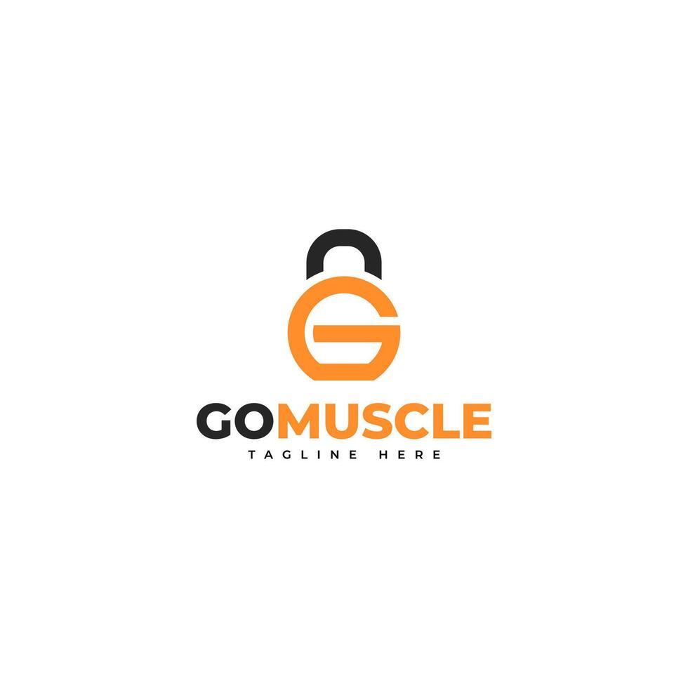 lettera g logo design con fitness unico concetto premio vettore, utilizzabile per attività commerciale e il branding loghi, piatto icona logo design vettore modello elemento