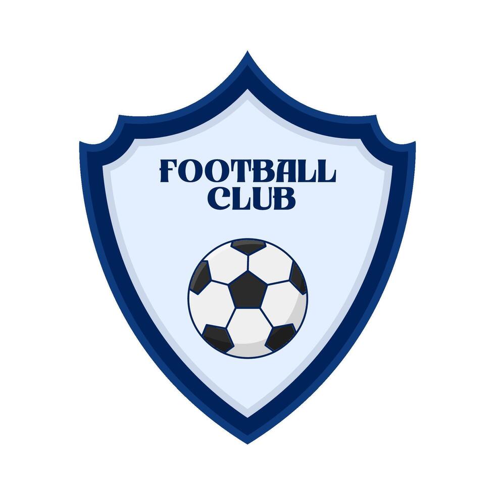 calcio club distintivo illustrazione vettore