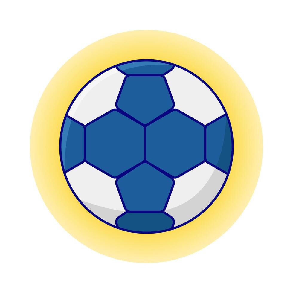 illustrazione di pallone da calcio vettore