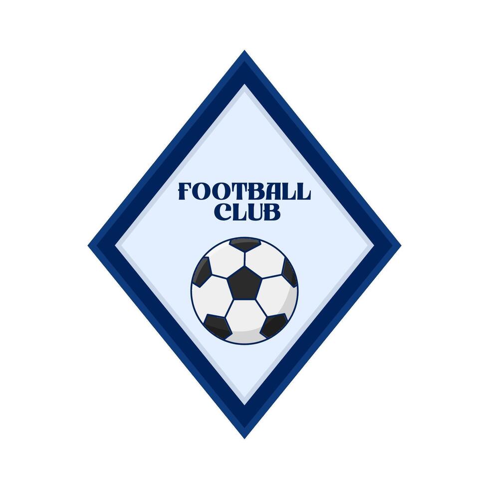 calcio club distintivo illustrazione vettore