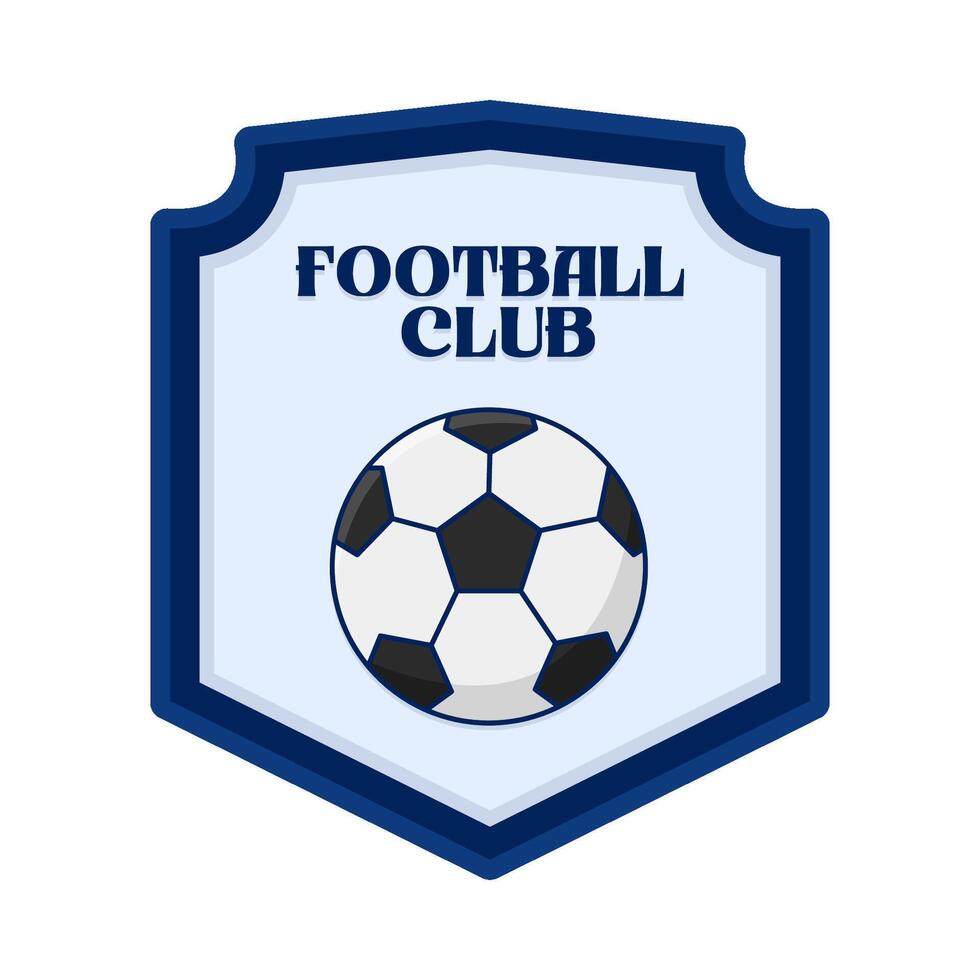 calcio club distintivo illustrazione vettore