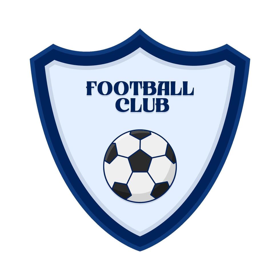 calcio club distintivo illustrazione vettore