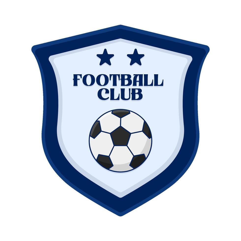 calcio club distintivo illustrazione vettore