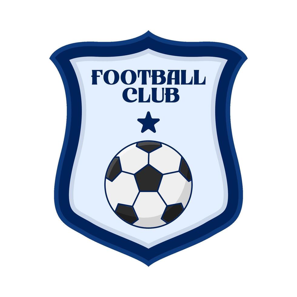 calcio club distintivo illustrazione vettore