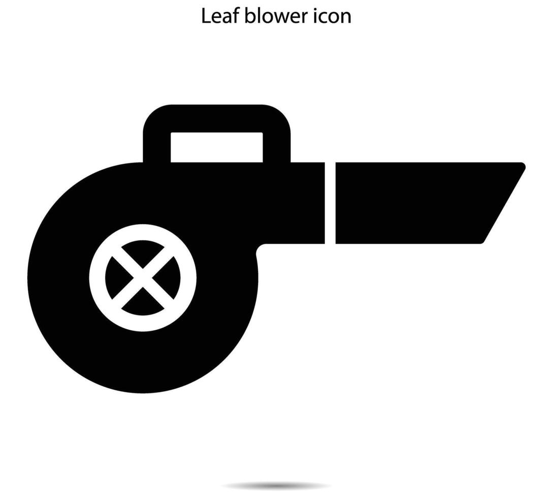 icona di soffiatore di foglie vettore