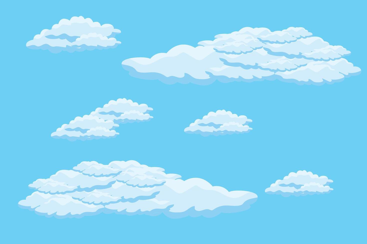 nube cielo scena sfondo vettore semplice nube illustrazione modello design