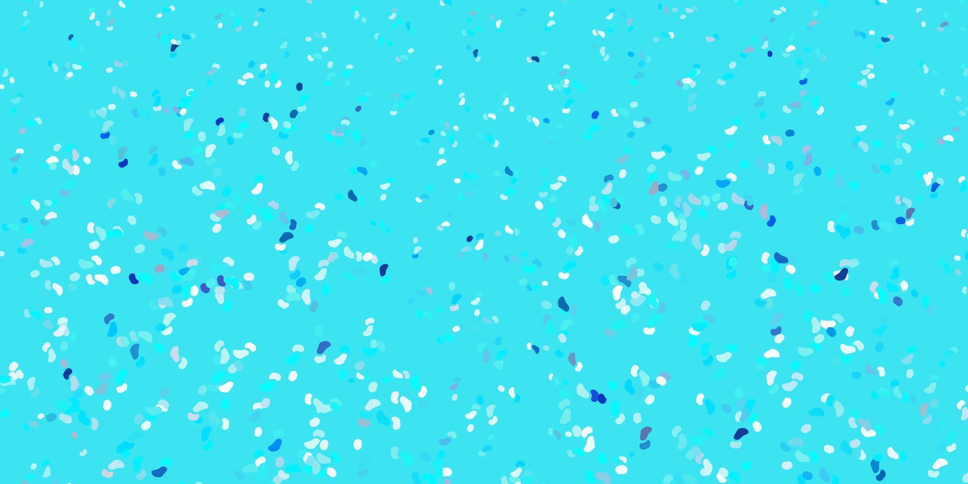 sfondo vettoriale azzurro con forme casuali.