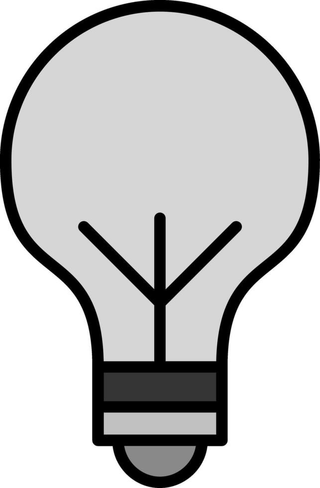 icona del vettore della lampadina