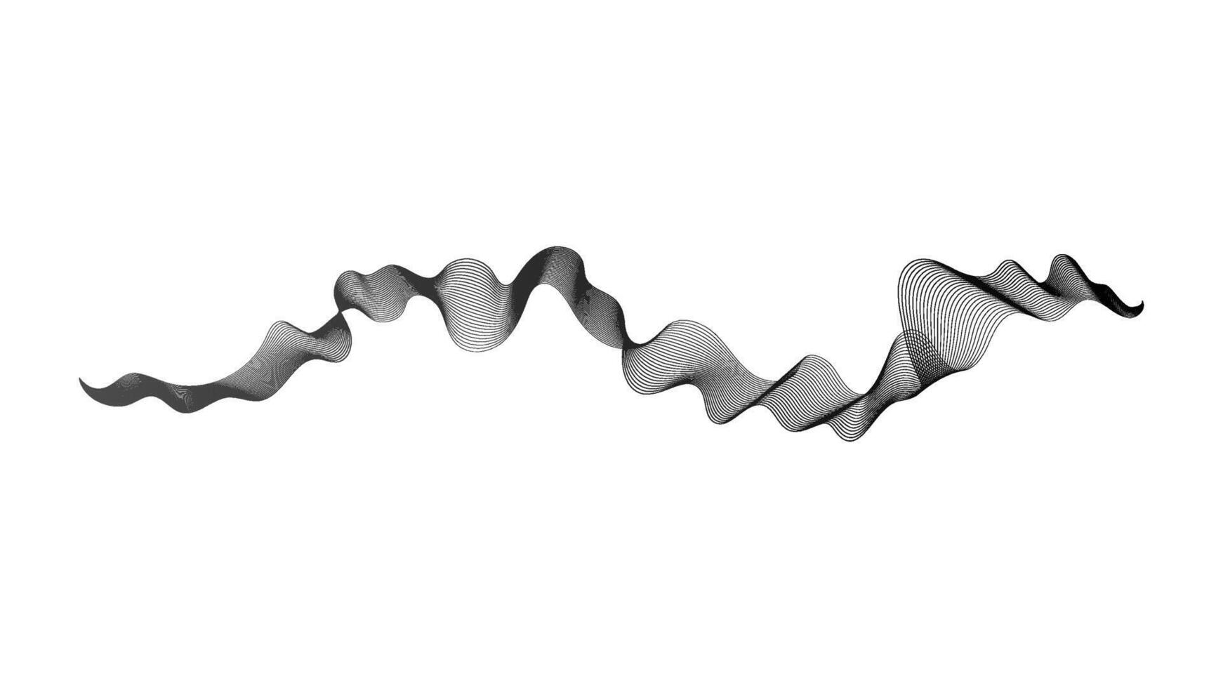 astratto fondale con onda pendenza Linee vettore