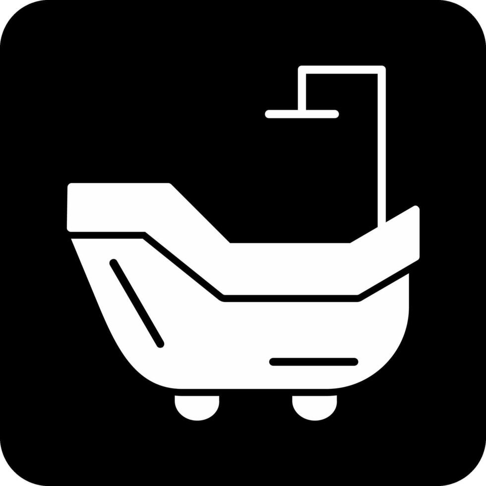 icona del vettore della vasca da bagno